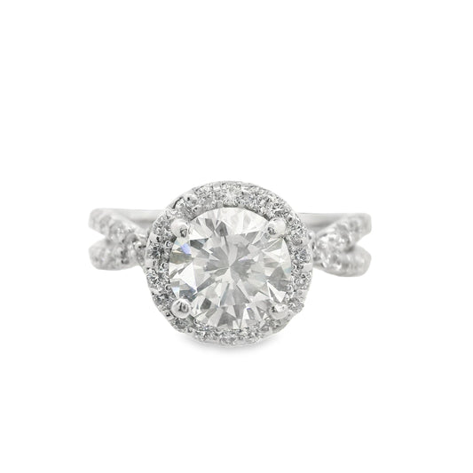 Platinum 2+ Carat Diamond Engagement Ring