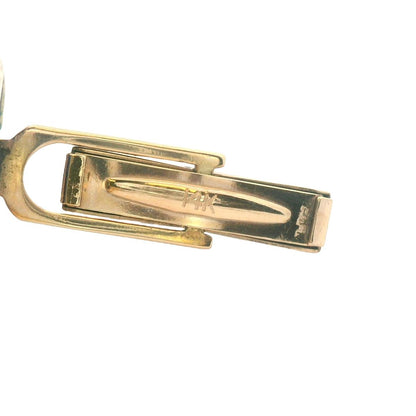 14k Yellow Gold Enameled Jockey Cap/Hat Cufflinks