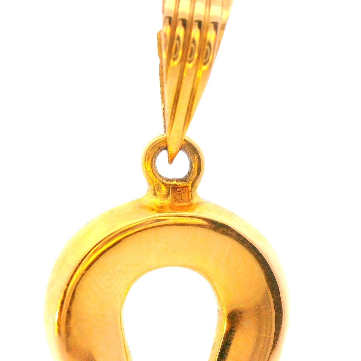 Contemporary 18k Yellow Gold Large ANKH Pendant